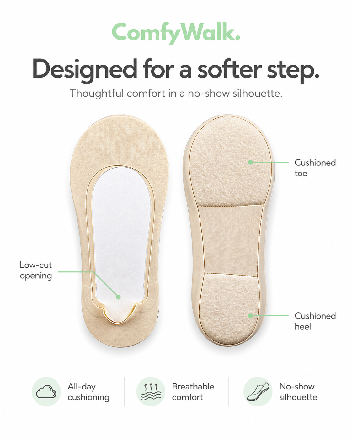 ComfyWalk Socks