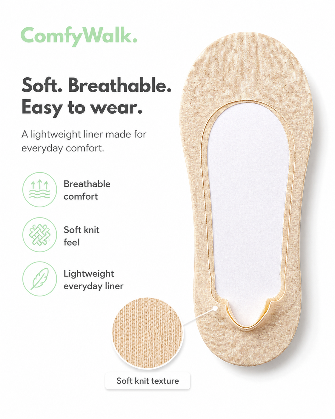 ComfyWalk Socks