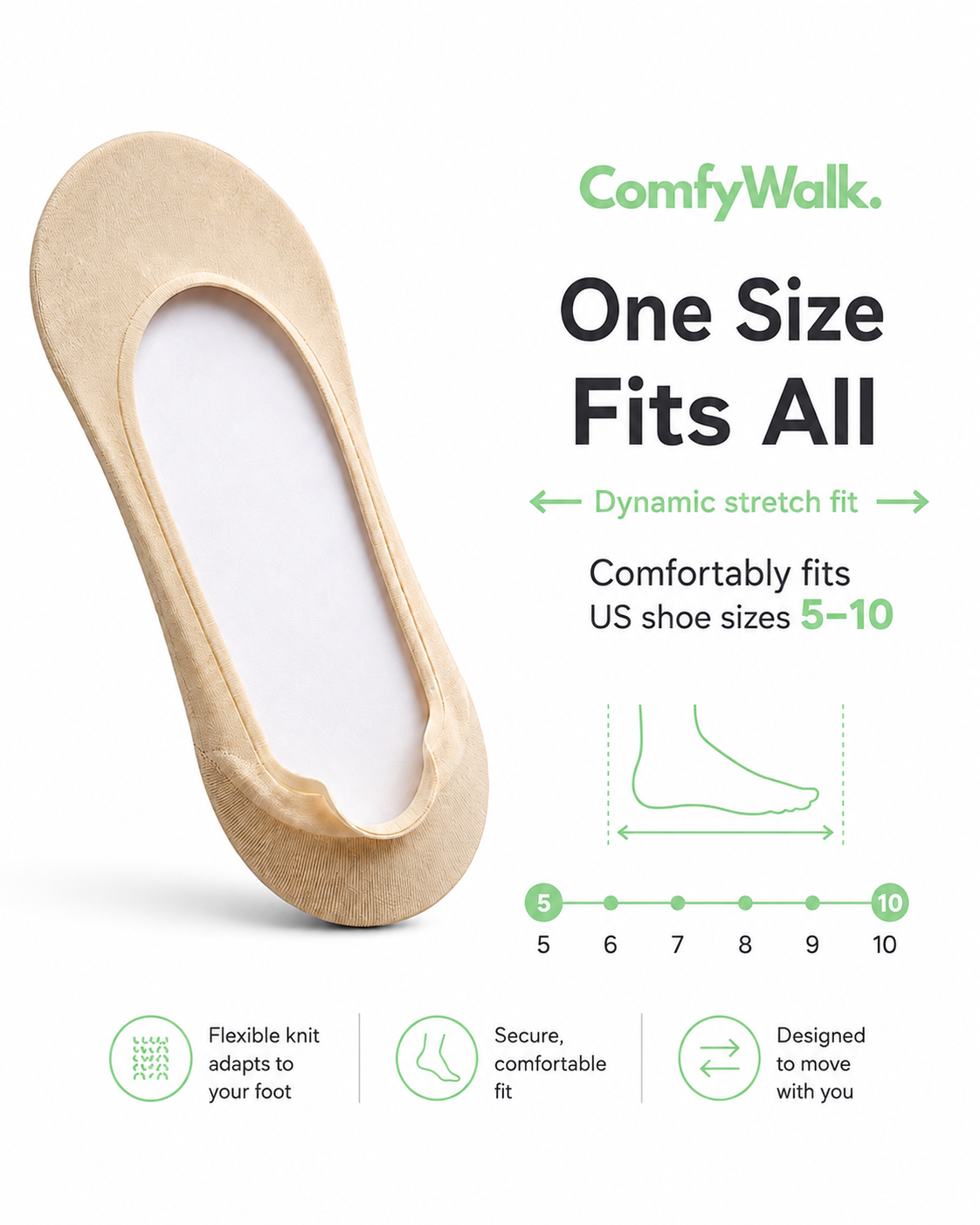 ComfyWalk Socks